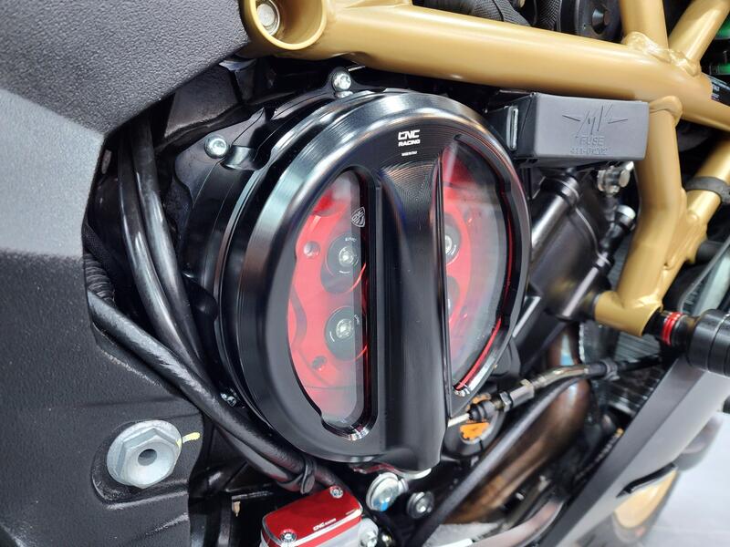 Clear clutch cover MV Agusta - cable control